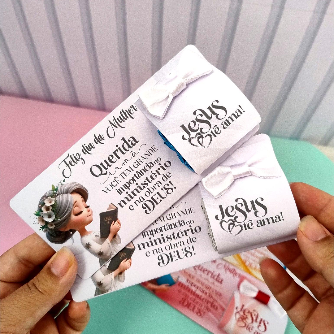 6 Artes para Card Dia da Mulher Cristã Arquivo em Pdf  2