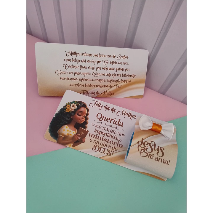 6 Artes para Card Dia da Mulher Cristã Arquivo em Pdf  6