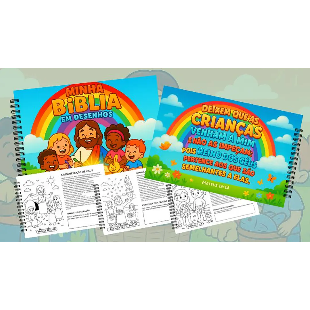 Arquivos Minha Bíblia em Desenhos Arquivo em Pdf  4