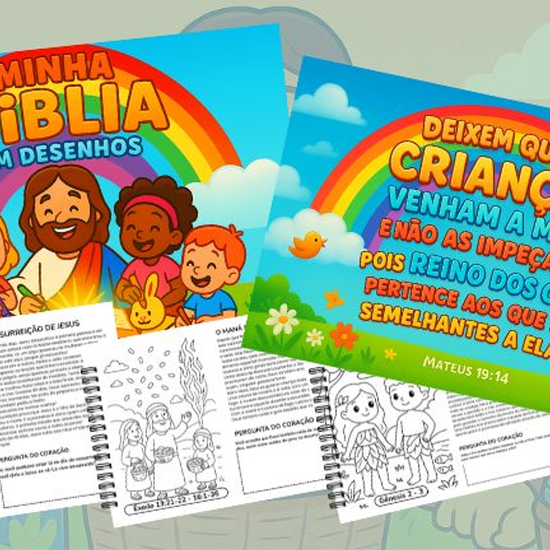 Arquivos Minha Bíblia em Desenhos Arquivo em Pdf  4
