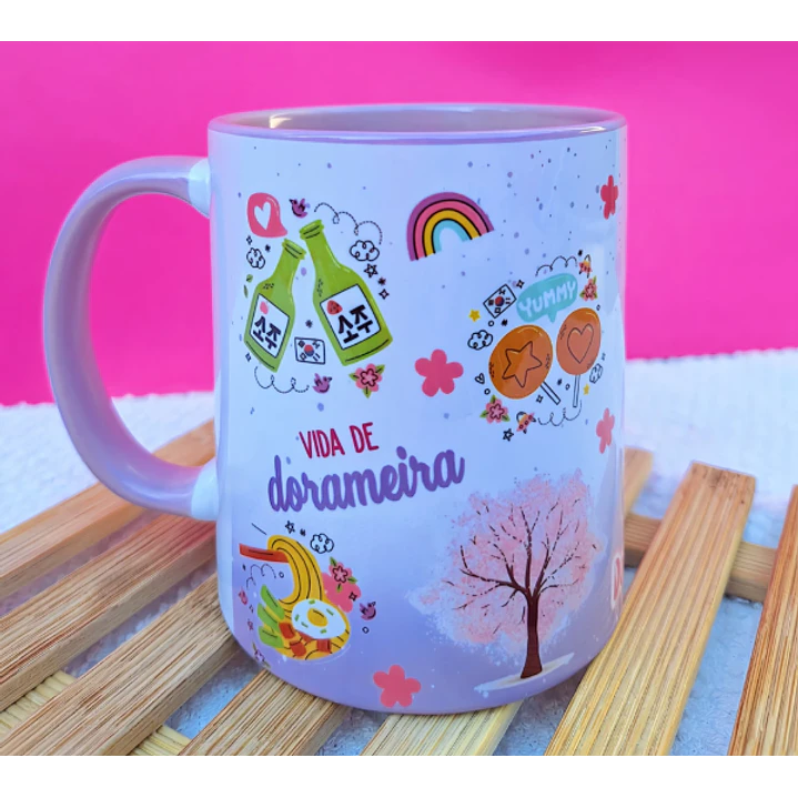Arte Caneca Dorama vida de Dorameira em Jpg 1