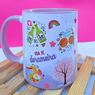 Arte Caneca Dorama vida de Dorameira em Jpg