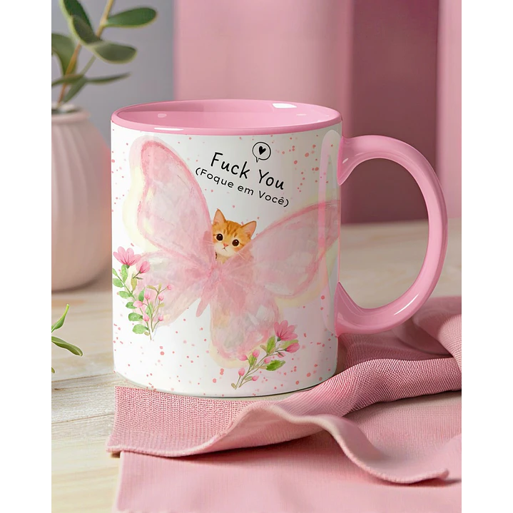 Arte Caneca Fuck You (Foque em Você) em Jpg 1