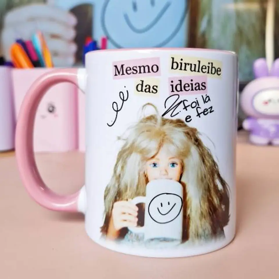 Arte Caneca Mesmo biruleibe da ideias, foi lá e fez em Jpg 1