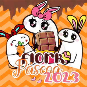 Kit Digital Flork Páscoa em Png 