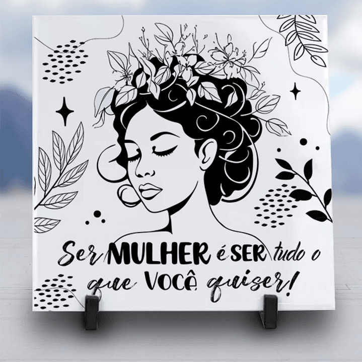 5 Artes para Azulejo Dia das Mulheres Arquivo Editável  3