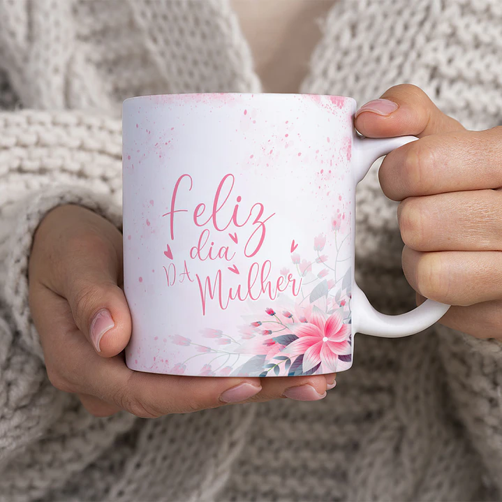 10 Artes para Caneca Dia das Mulheres Arquivo Editável 6