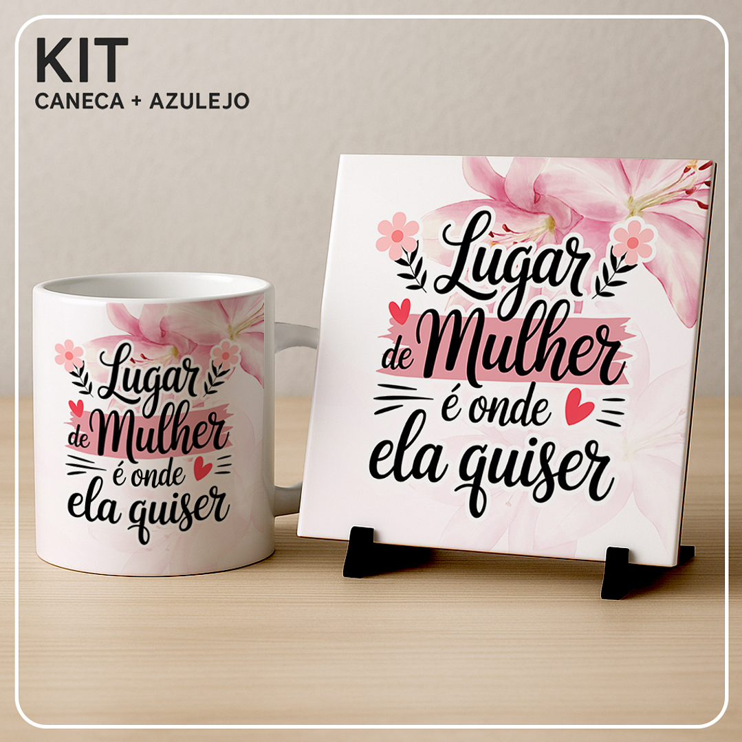 12 Artes para Caneca e Azulejo Dia das Mulheres Arquivo em Png  2