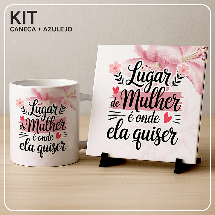 12 Artes para Caneca e Azulejo Dia das Mulheres Arquivo em Png  2