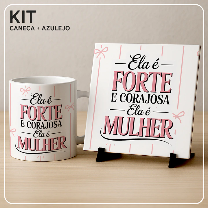 12 Artes para Caneca e Azulejo Dia das Mulheres Arquivo em Png  6