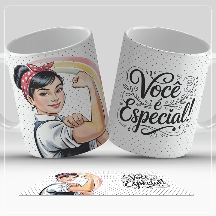 14 Artes para Caneca Dia das Mulheres Arquivo em Png  10