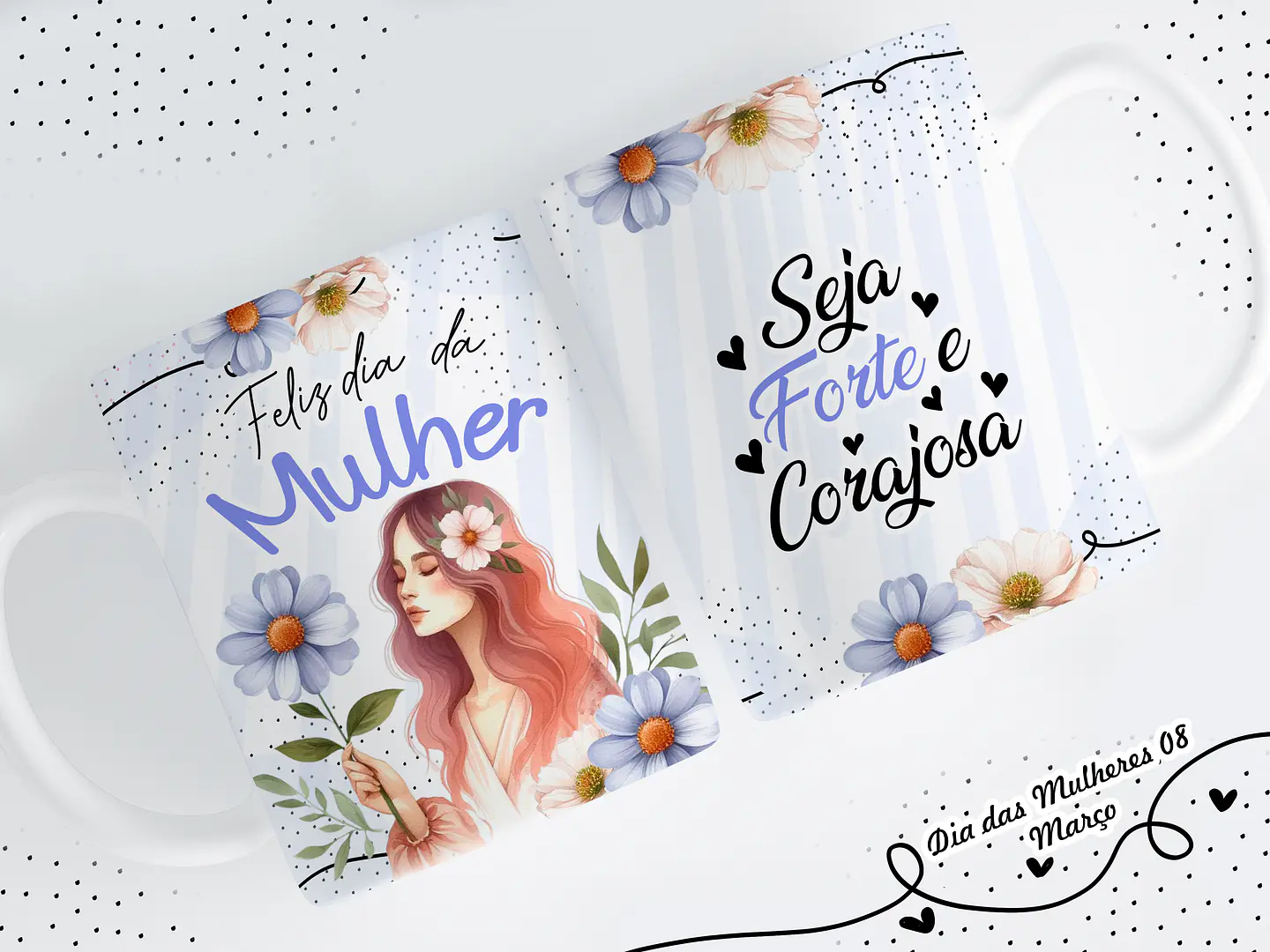 14 Artes para Caneca Dia das Mulheres Arquivo em Png  4
