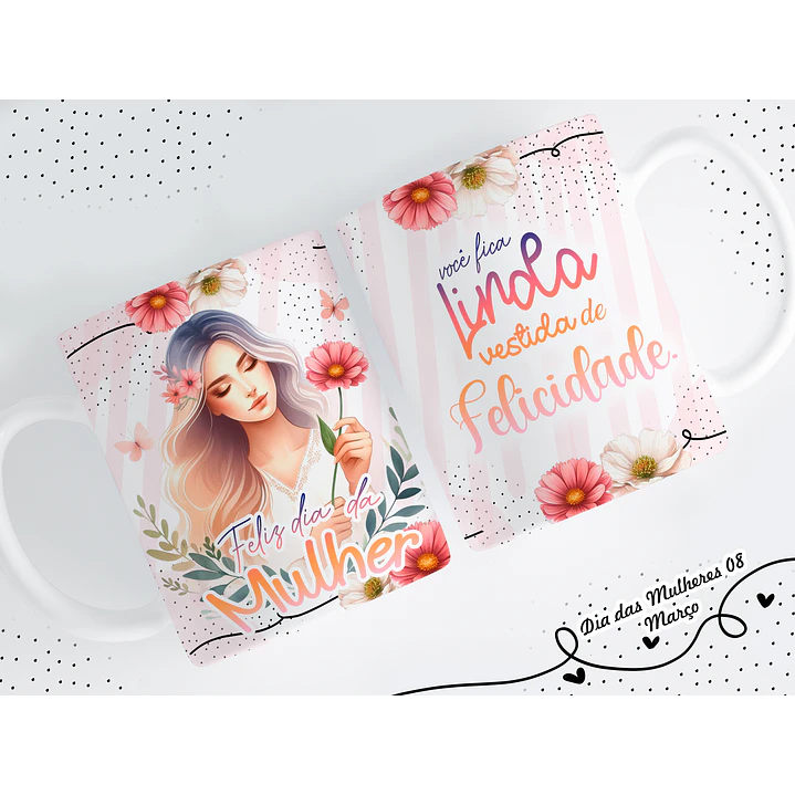 14 Artes para Caneca Dia das Mulheres Arquivo em Png  1