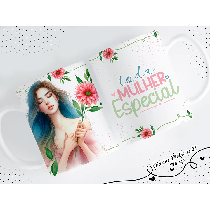 14 Artes para Caneca Dia das Mulheres Arquivo em Png  3