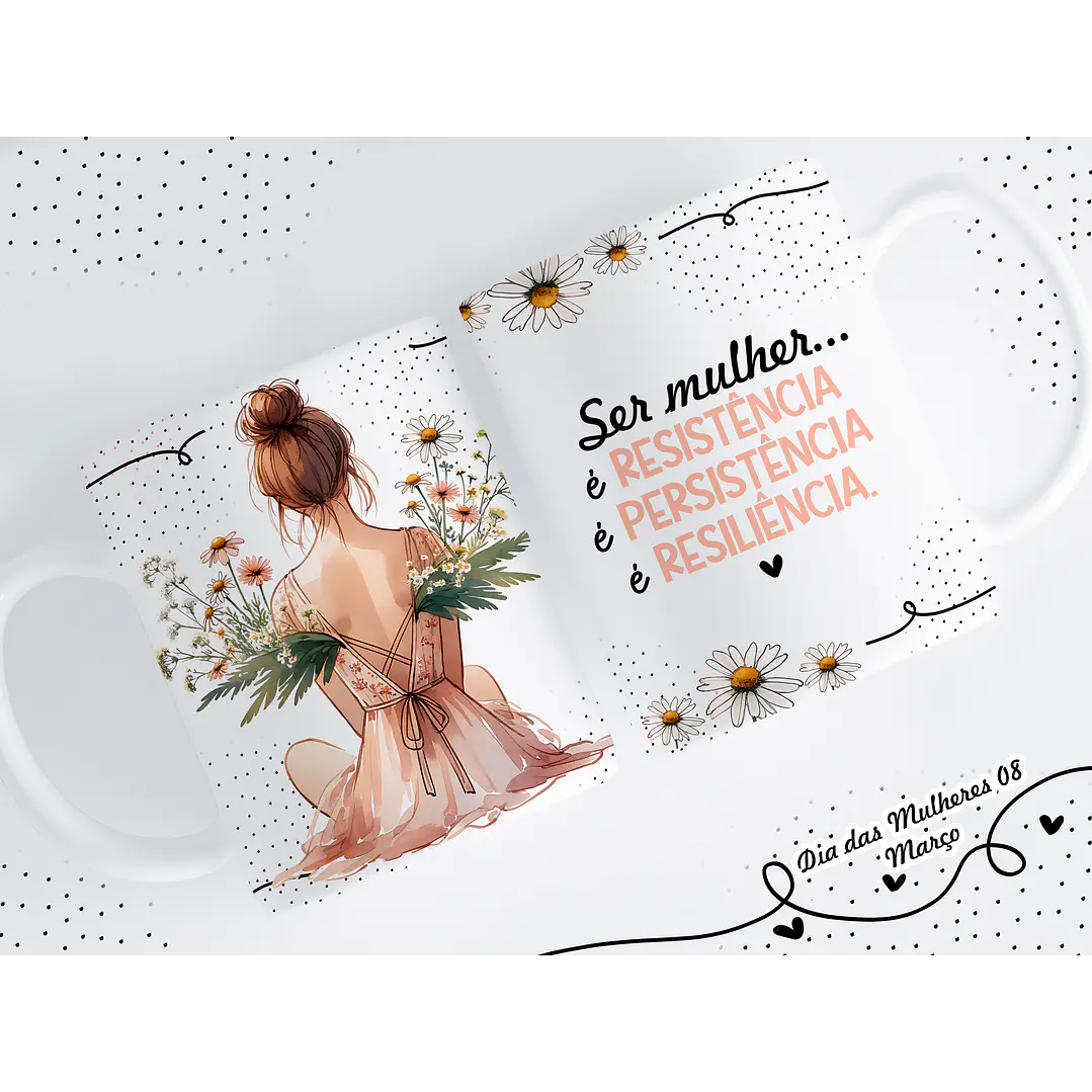 14 Artes para Caneca Dia das Mulheres Arquivo em Png  6