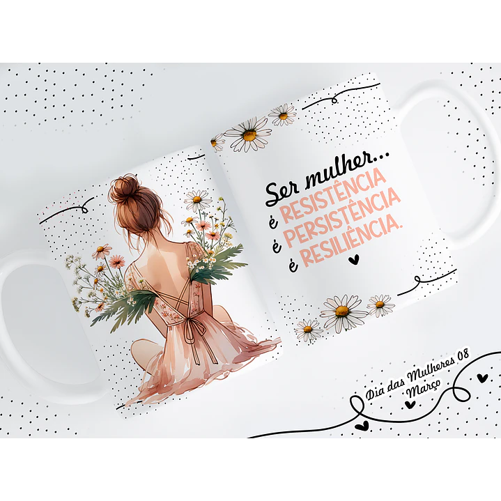 14 Artes para Caneca Dia das Mulheres Arquivo em Png  6