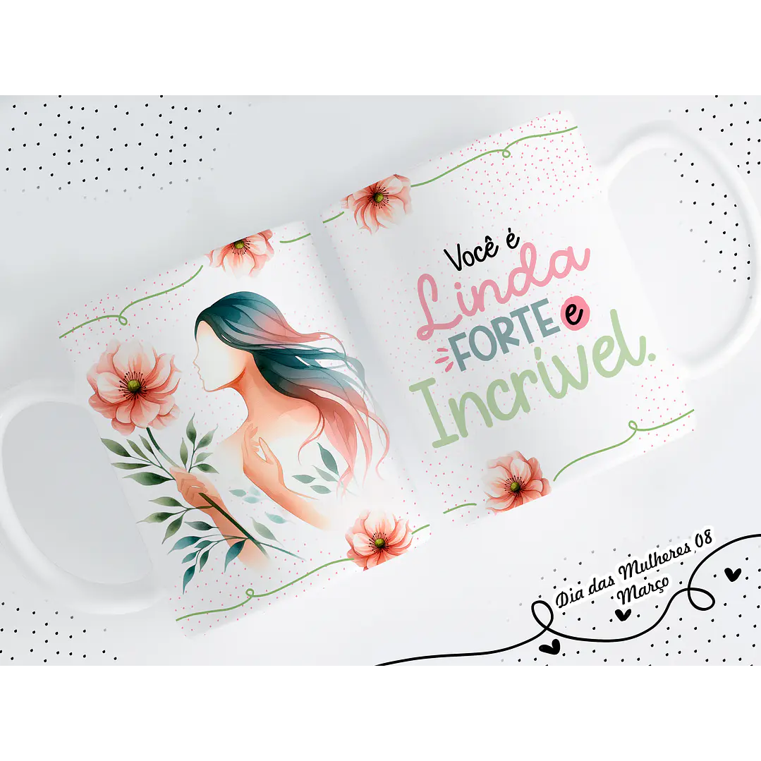 14 Artes para Caneca Dia das Mulheres Arquivo em Png  5