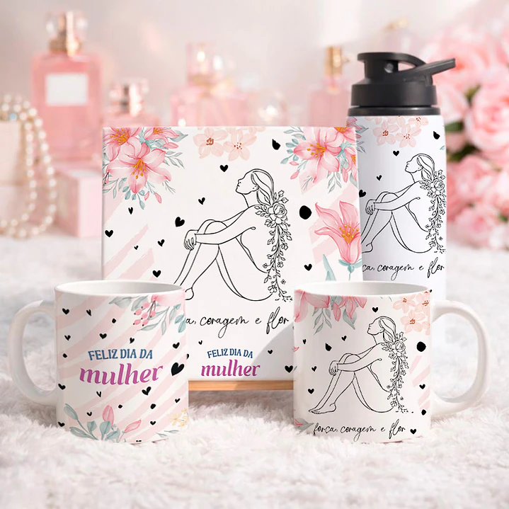 15 Artes para Azulejo Caneca e Squeeze Arquivo Editável  2