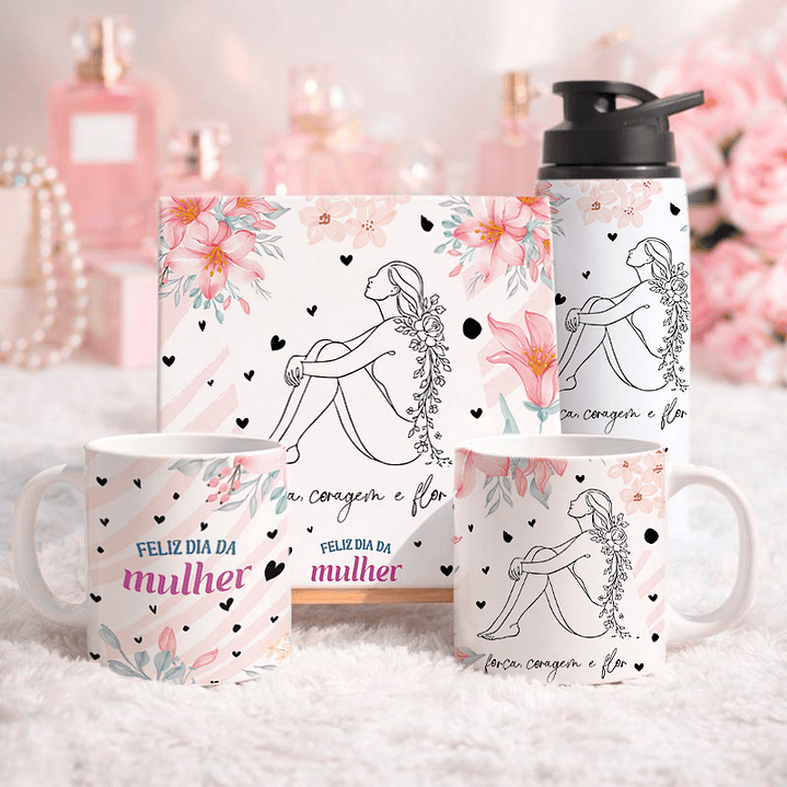 15 Artes para Azulejo Caneca e Squeeze Arquivo Editável  2