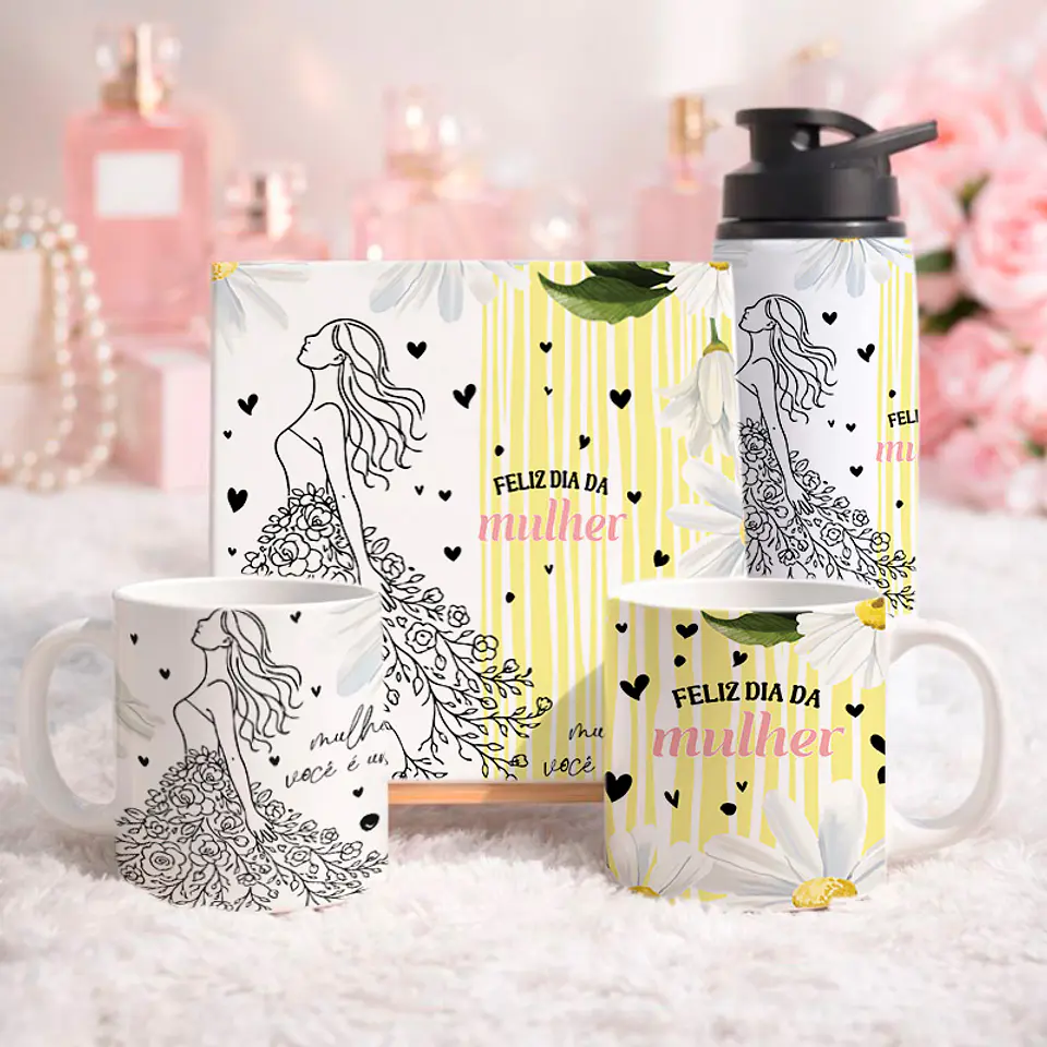 15 Artes para Azulejo Caneca e Squeeze Arquivo Editável  4