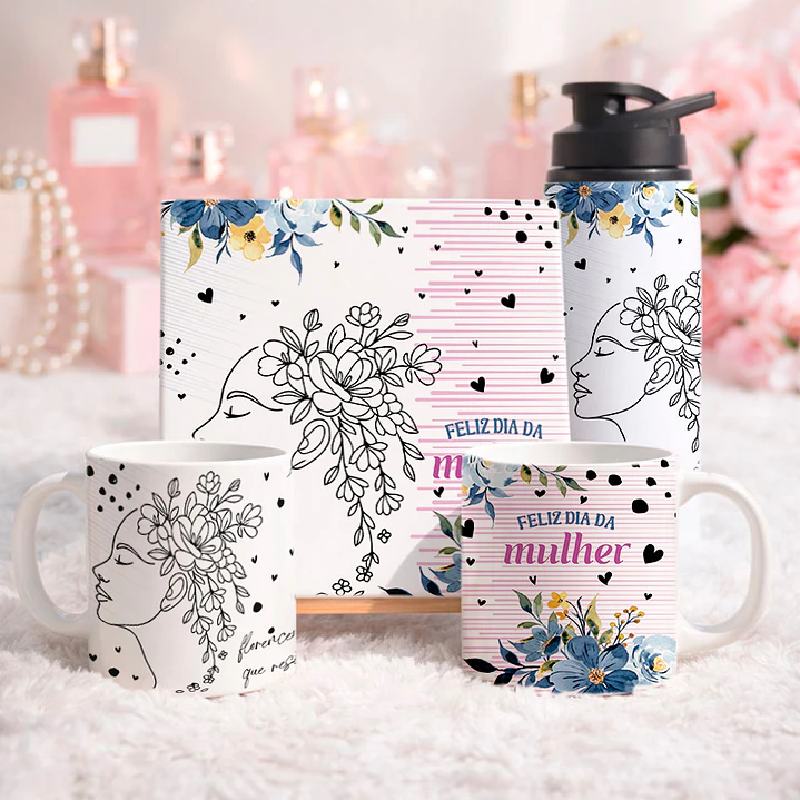 15 Artes para Azulejo Caneca e Squeeze Arquivo Editável  5