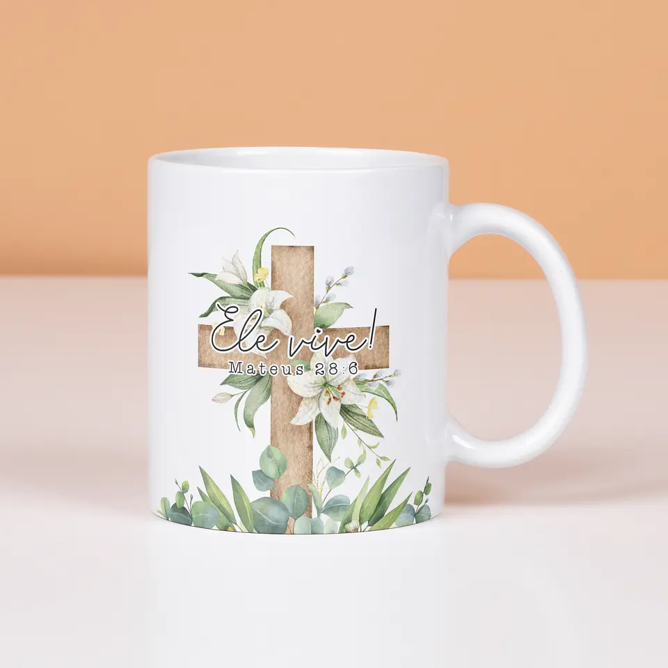 15 Artes para Caneca Páscoa Arquivo em Png 2