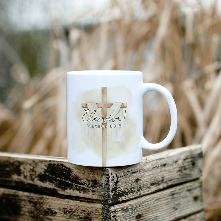 15 Artes para Caneca Páscoa Arquivo em Png 4