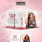17 Artes para Caneca Dia das  Mulheres Personagens Arquivo em Jpg  - thumbnail 1