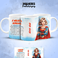 17 Artes para Caneca Dia das  Mulheres Personagens Arquivo em Jpg  - thumbnail 2