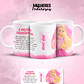 17 Artes para Caneca Dia das  Mulheres Personagens Arquivo em Jpg  - thumbnail 4