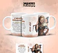 17 Artes para Caneca Dia das  Mulheres Personagens Arquivo em Jpg  - Thumbnail 6