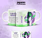 17 Artes para Caneca Dia das  Mulheres Personagens Arquivo em Jpg  - Thumbnail 10