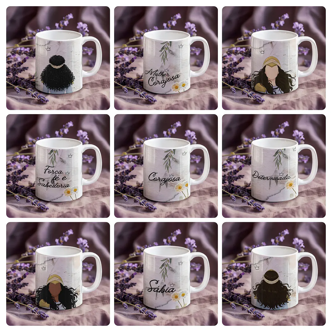 20 Artes para Caneca Dia Da Mulher Arquivo em Png 1