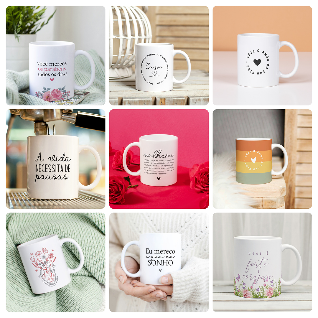 29 Artes para Caneca Dia Da Mulheres Arquivo em Png 2