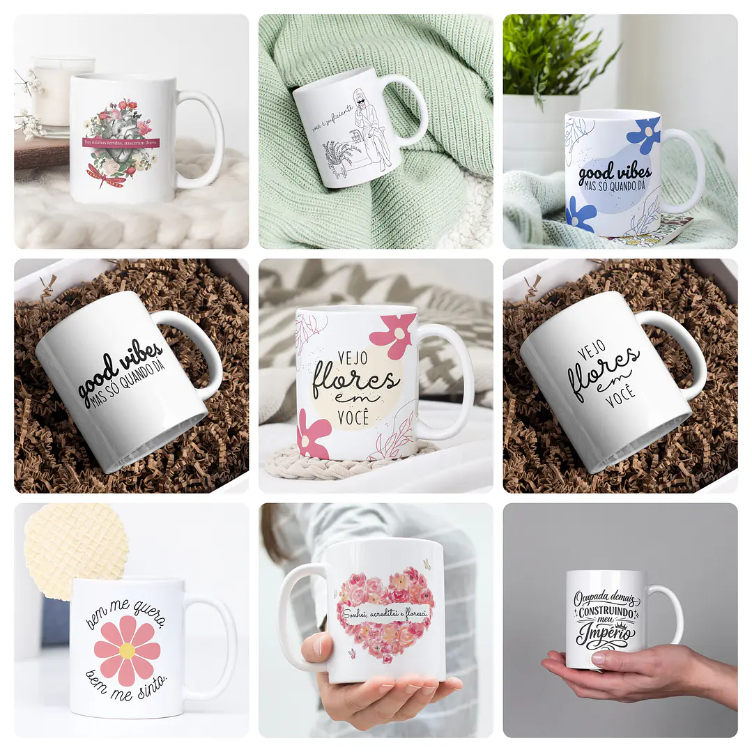 29 Artes para Caneca Dia Da Mulheres Arquivo em Png 3