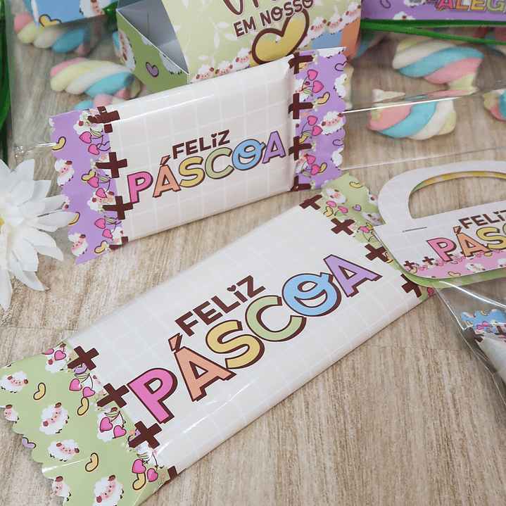 Arquivo de Corte Mimos Páscoa Coelhinho e Cristã Arquivo em Pdf 11