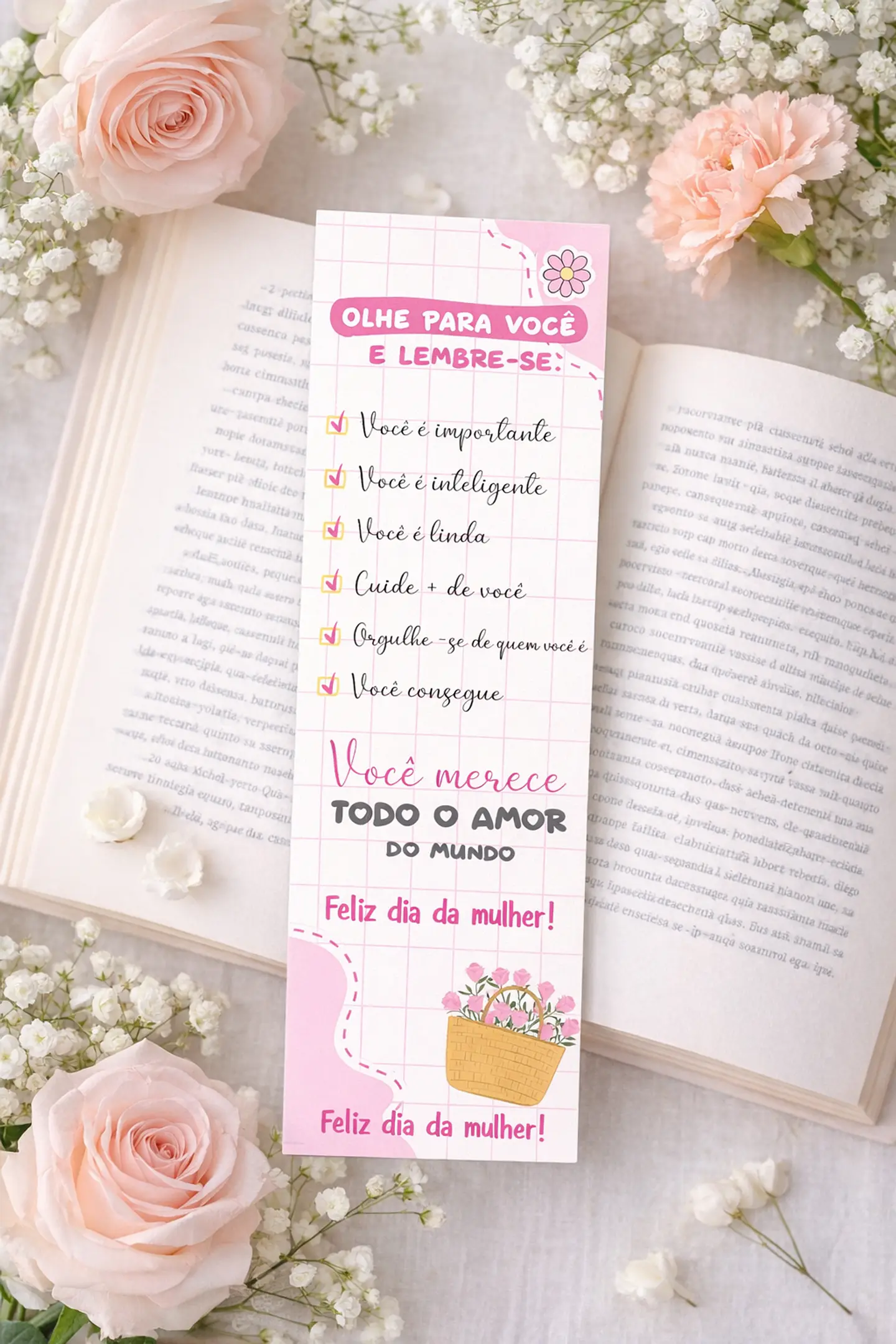 4 Artes Marca Paginas Dia das Mulheres Arquivo em Pdf 4