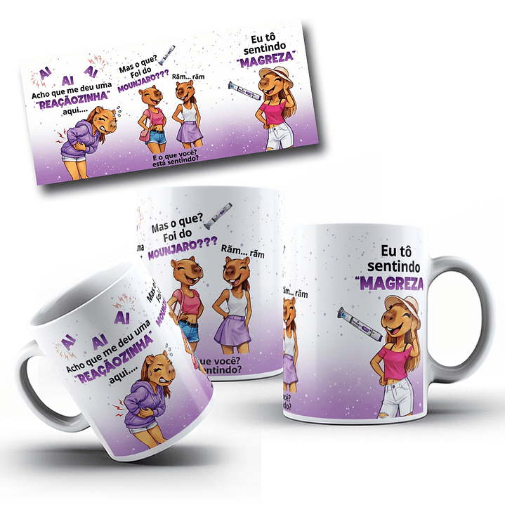 7 Artes para Canecas Mounjaro Arquivo em Png  3