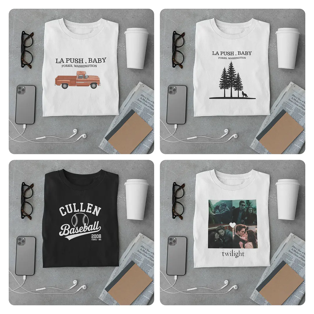 20 Artes para Caneca e Camisa Serie Filme Crepúsculo Arquivo em Png 2