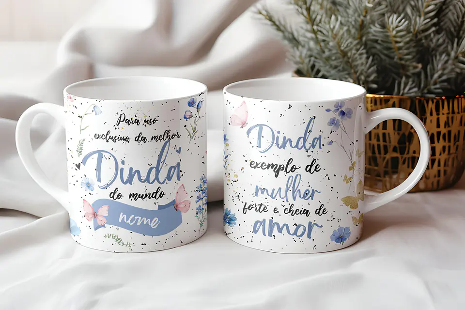 8 Artes para Caneca Familia Frases Arquivo Editável 1