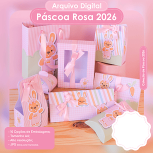 Arquivo Páscoa Rosa Mimos Arquivo em Png