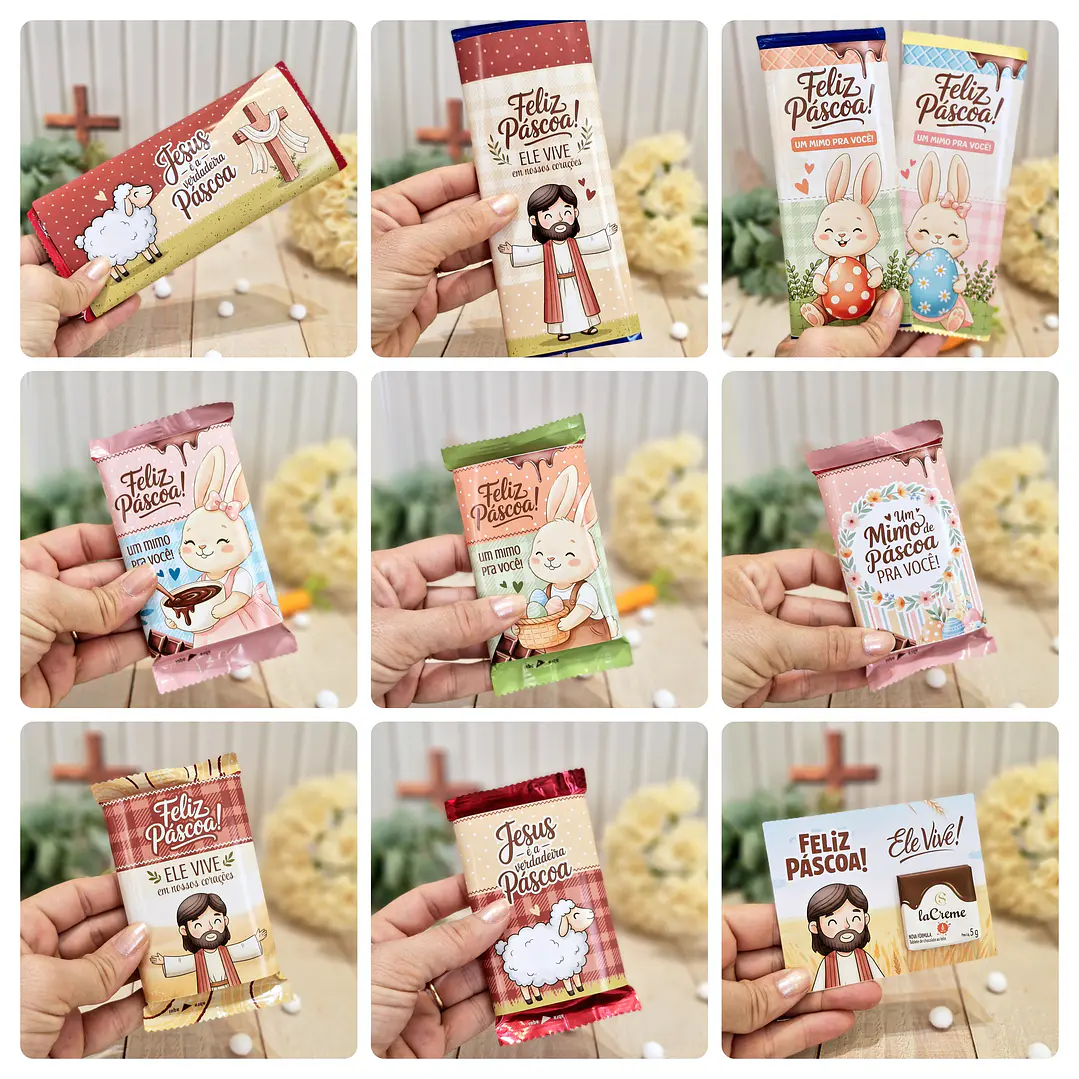 Arquivos Mimos Printables Páscoa Cristã e Coelhinhos Arquivo em Pdf 2