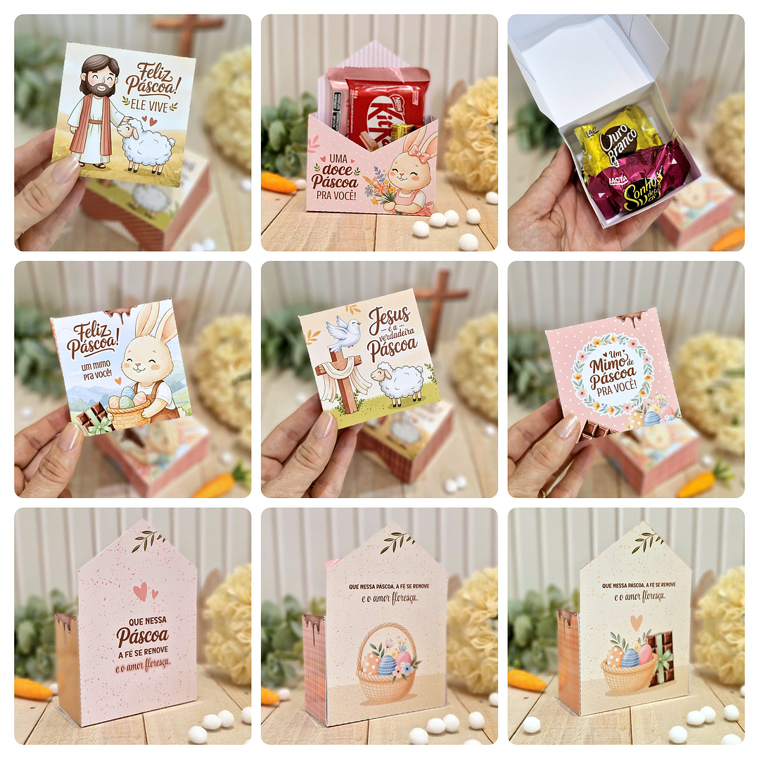 Arquivos Mimos Printables Páscoa Cristã e Coelhinhos Arquivo em Pdf 7