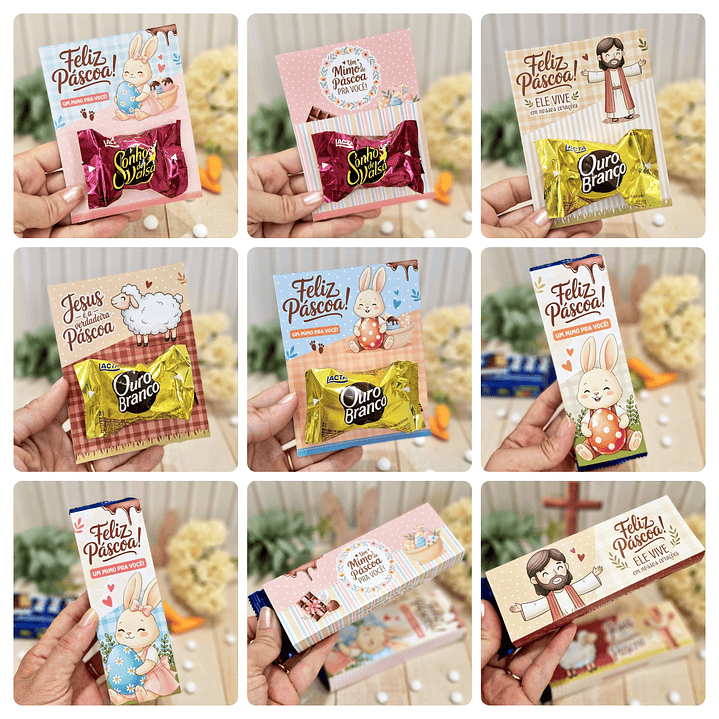 Arquivos Mimos Printables Páscoa Cristã e Coelhinhos Arquivo em Pdf 8