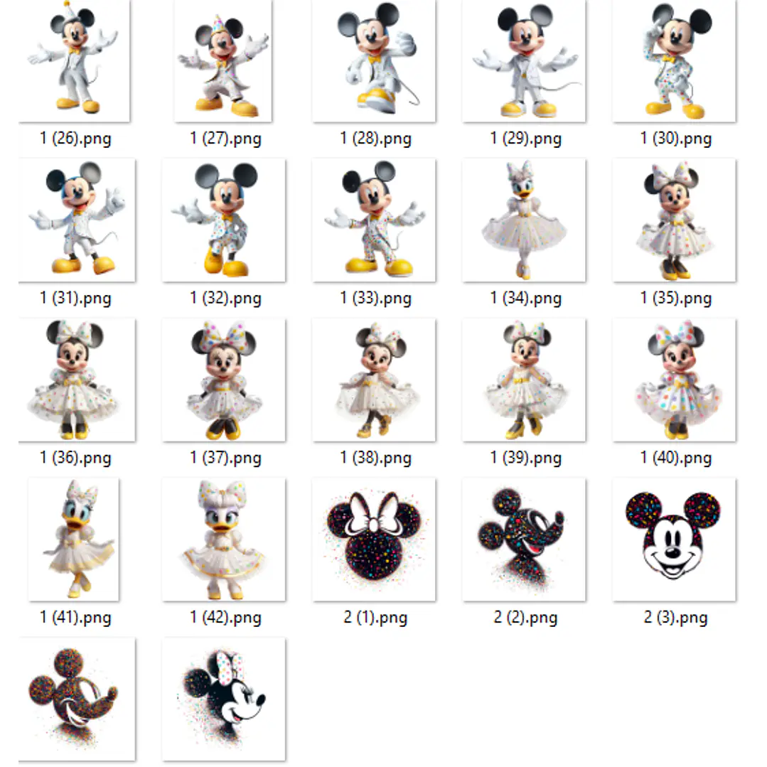 Kit Digital Disney Celebration Arquivos em Png 2