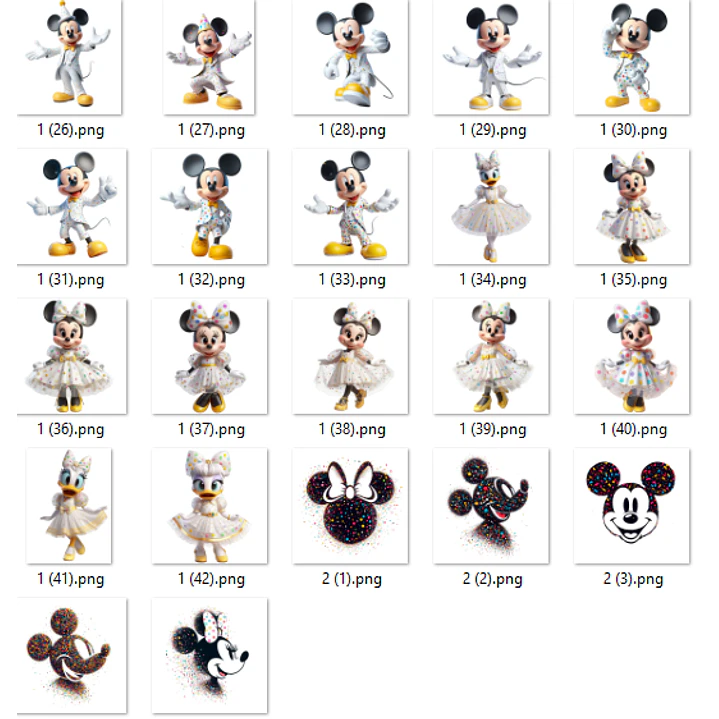 Kit Digital Disney Celebration Arquivos em Png 2