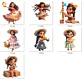 Kit Digital Moana Festa Junina Arquivos em Png - Miniatura 2
