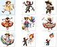 Kit Digital Festa Junina Vintage Arquivos em Png - Thumbnail 2