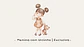Kit Digital Fazendinha Azul Aquarelado Arquivos em Png - Miniatura 5
