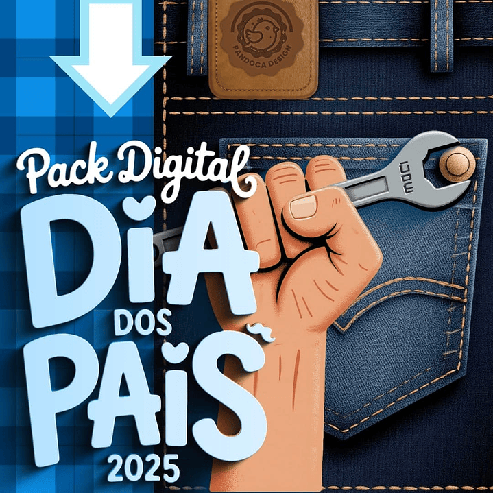 Kit Digital Dia dos Pais Completo Arquivos em Png  3